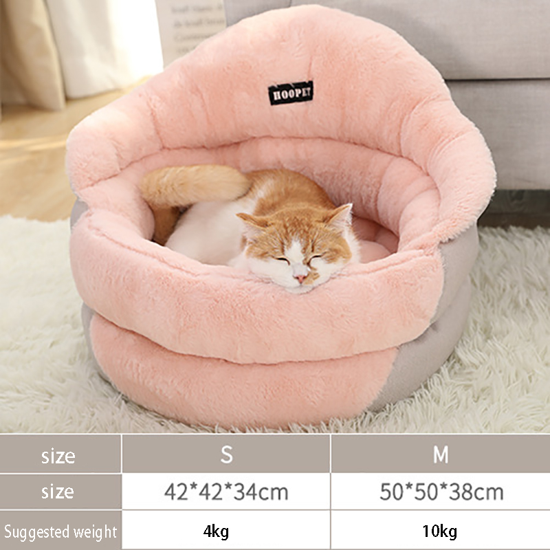 Autumn Winter Pet Nest Mats Bed Warm Comfortable Thicken Cotton Breathable Soft Plush Puppy Cat House Dog Accessories