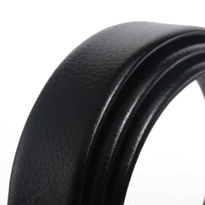 Fashion Men Leather Metal Belt Automatic Buckle Mens Business Casual Belt High QualityX240914
