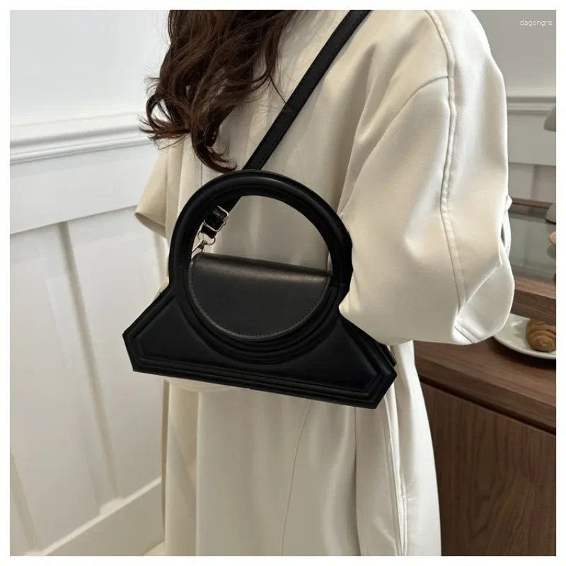 3 Totes Bao Fashion Handbag 2024 Spring Foreign Solid Color Shoulder Crossbody Bag Small Square Women 4