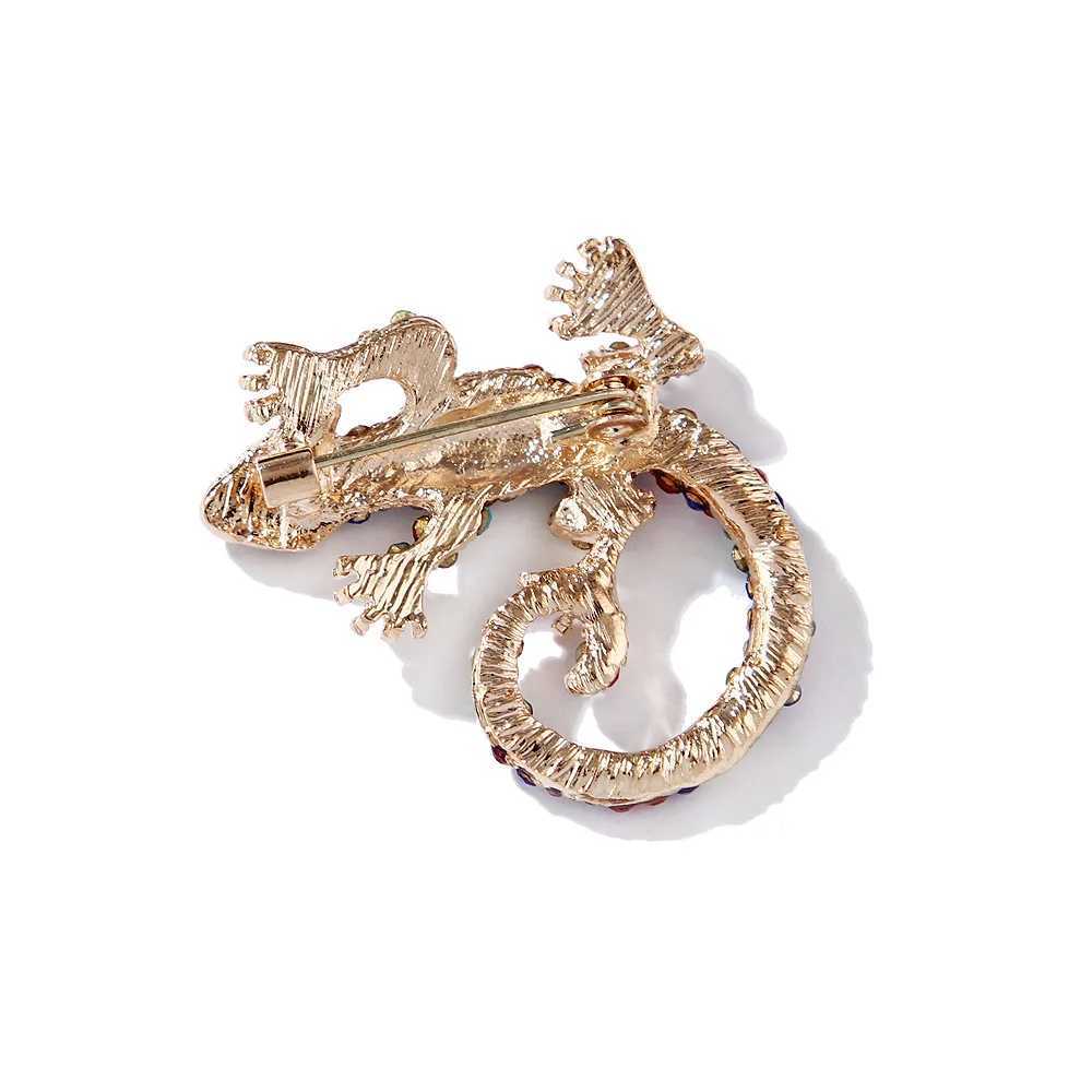 Vintage Animal Brooches - Cute Lizard Gecko Spider and Rhinestone Pins for Womens Clothing and AccessoriesX240914