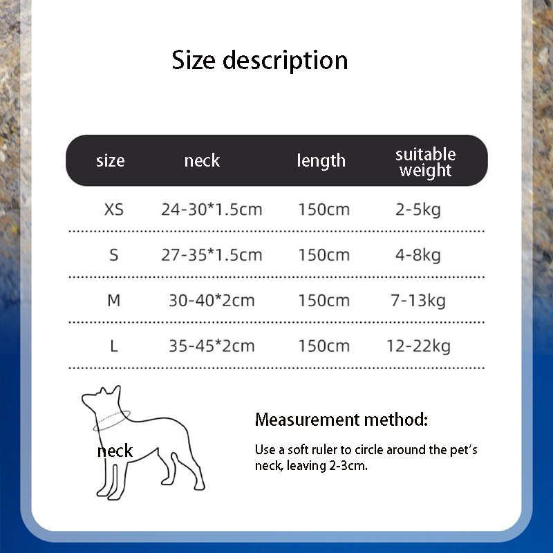 Small & Medium Dog Collar and Leash Set,anti-breakaway Adjustable Pet Collar with Matching Leashes,for Training of Cats and Dogs