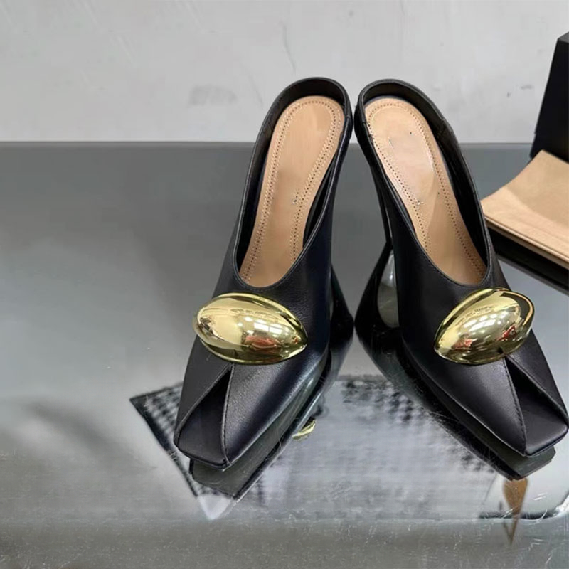 Show Style 10.5c High Heel Fish Mouth Sandals Spring Summer Black White Fashion Sexy Professional Commuter Women Shoes Size 43