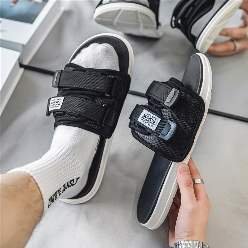 2023 Fashion New Men Slippers Outdoor Sandals Beach High Quality Casual Shoes Mens Slides Women Flip-flops Indoor Slippers
