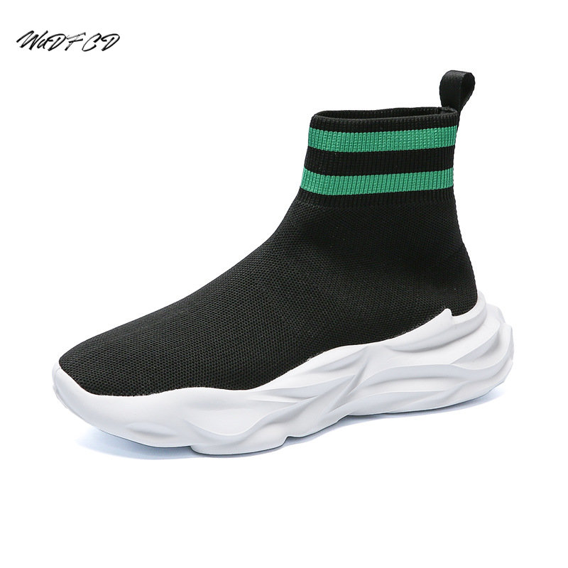 2025 new Men Casual Sneaker Soft Sole Lightweight Running Shoe Fashion Mesh Breathable Height Increased Flat Platform Designer Sock Shoes 25c3 s 52a9