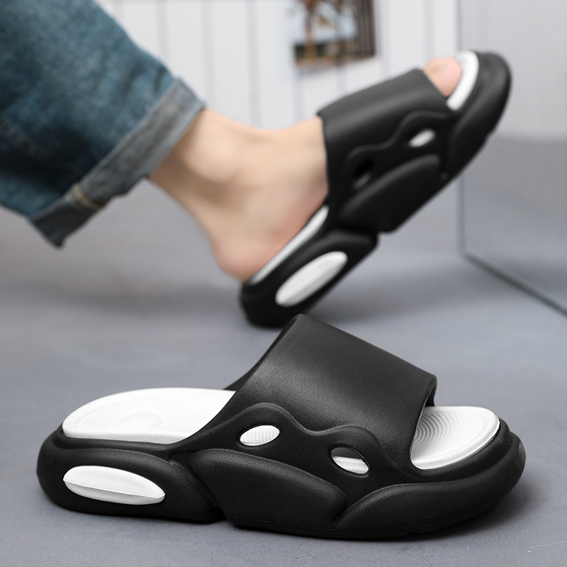 New Men Slippers Indoor Outdoor Sandals Beach Soft Thick Sole Slides Mens Casual Shoes Flip-flops Home Slippers Slides 36-45