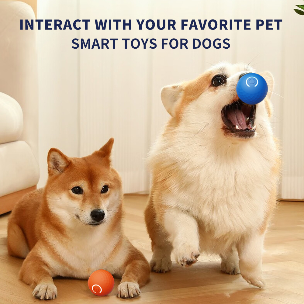 Smart Automatic Indoor Playing Toy Kittens Self-Moving Electric Cat Ball Toy Sustainable Plastic Dog Training Pet Interactive