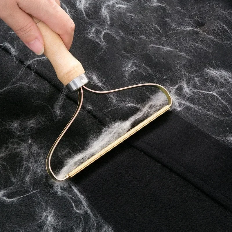 Stainless Steel Hair Remover Pet Hair Remover Manual Lint Roller Sofa Clothes Cleaning Lint Brush Lint Fabric Shaving Brush Tool