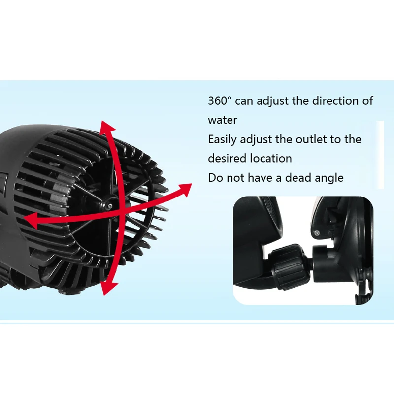 220V fish tank aquarium wave pump aquarium surf pump mute small wave generator high power blow fish wave