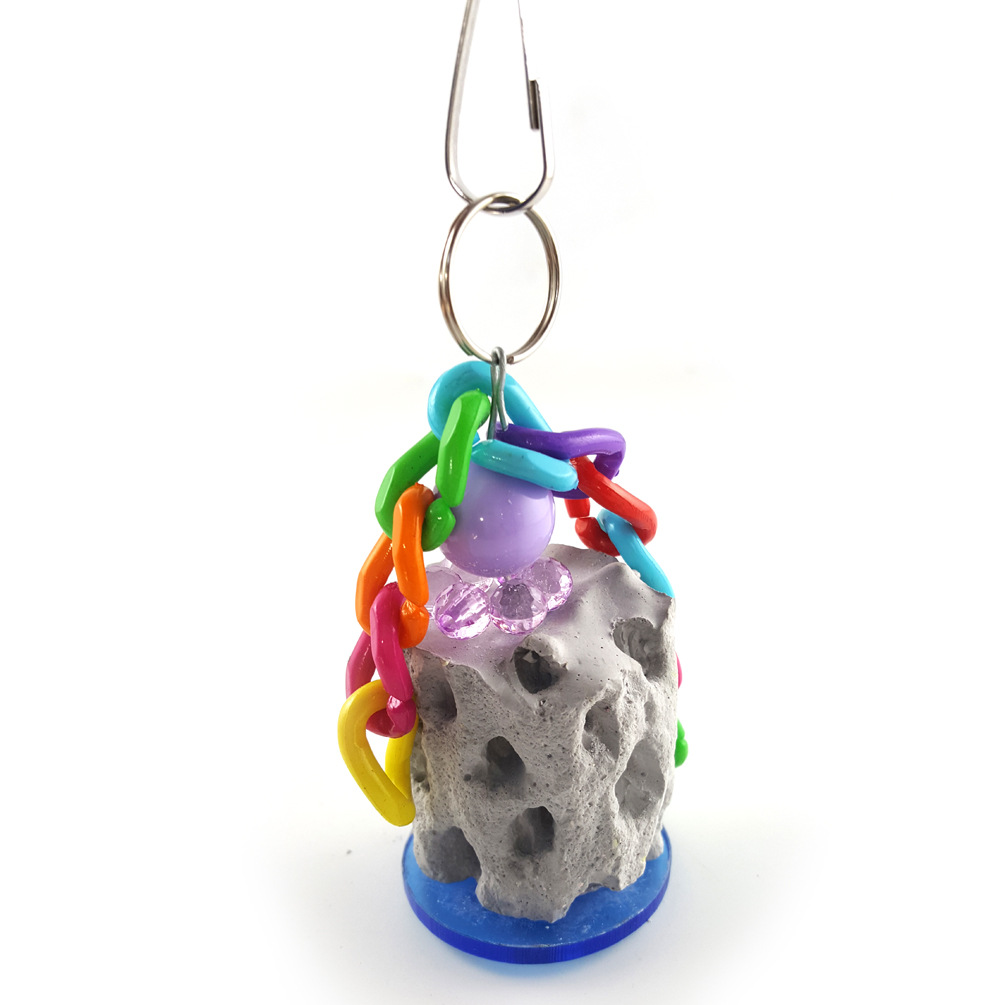 Hot Sale Wholesale Parrot Parakeet Pet Accessories Bird Toys Calcium Teeth Chew Toys For Animal