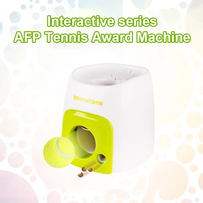 New Tennis Launcher Dog Automatic Toy Reward Machine Intelligent Feeder Throwing Machine Pet Ball Throwing Machine