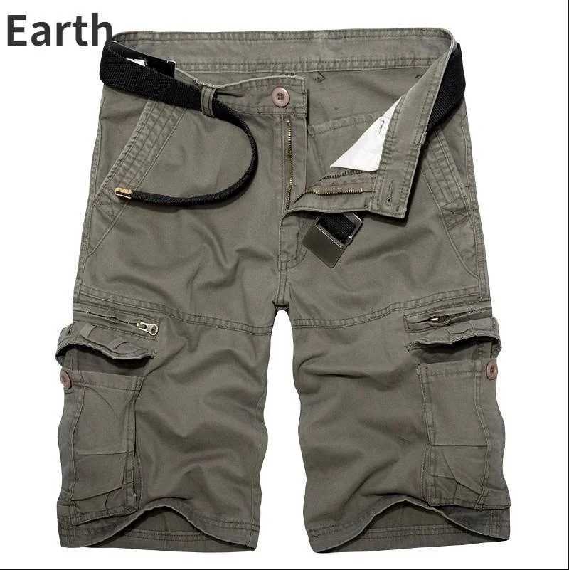 High Quality Summer Mens Casual Short Combat Overalls Multipocket Military Tactical Cargo Short Large Size shorts para hombre Y240914