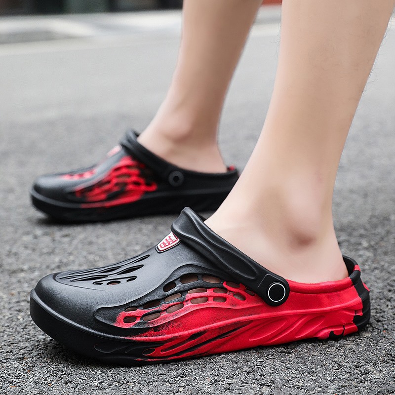 Summer Slippers Men Casual Slip-On Flats Comfortable Half Shoes Breathable Beach Sandals Unisex Men Flip Flops Size 45 Zapatos - view 5