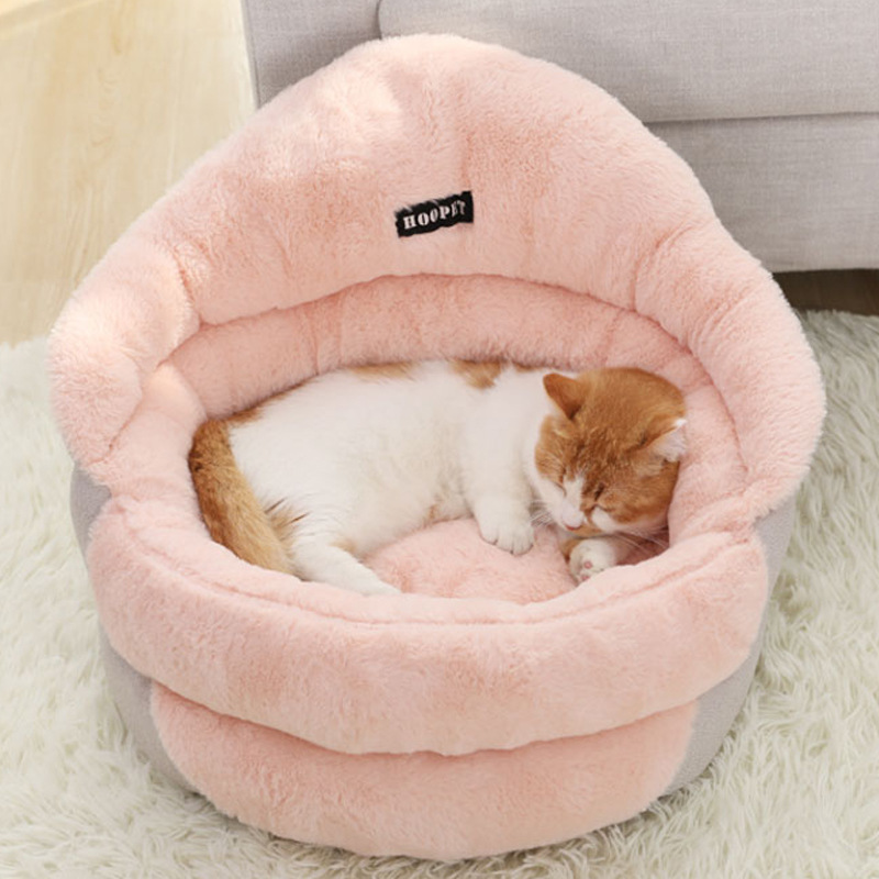Autumn Winter Pet Nest Mats Bed Warm Comfortable Thicken Cotton Breathable Soft Plush Puppy Cat House Dog Accessories