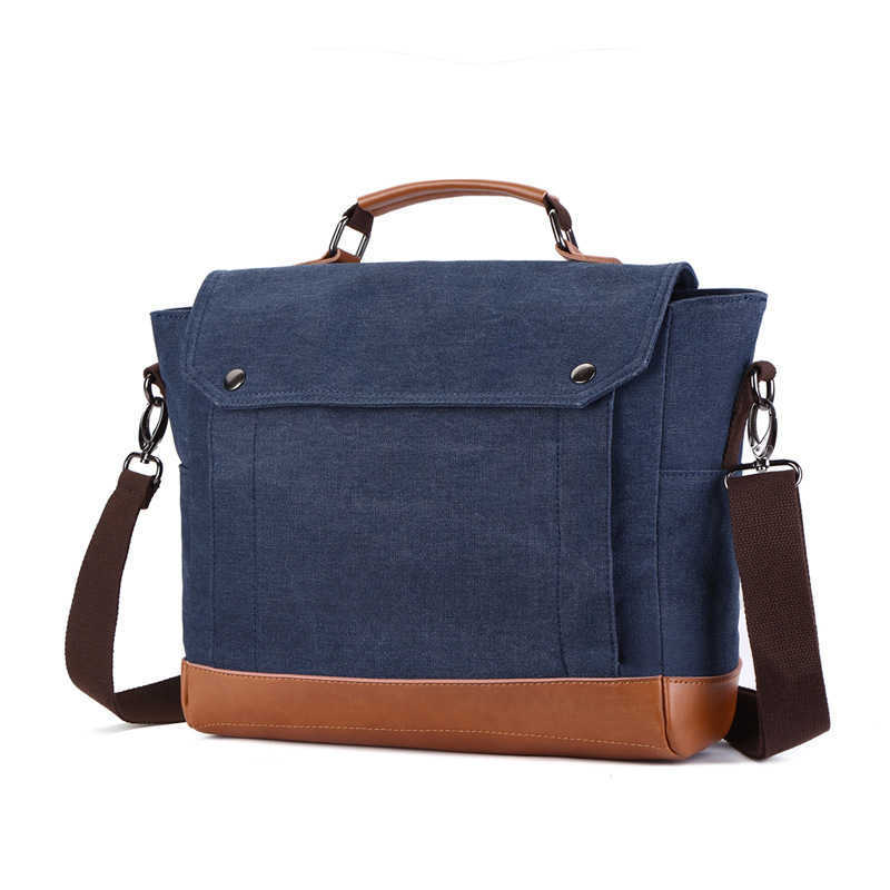 CMM canvas bag, business travel casual handbag, computer bag, men's single shoulder crossbody bag 240915
