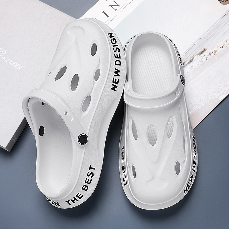 New Men Slippers Sandals Beach Outdoor Clogs Comfortable Indoor Slippers Men Casual Shoes Home Garden Shoes Mens Outdoor Sandals