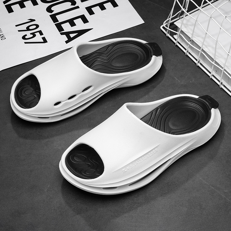 Fashion Men's Slippers Indoor Outdoor Sandals Beach Comfortable Soft Slides Men Casual Shoes Flip-flops Men Women Home Slippers