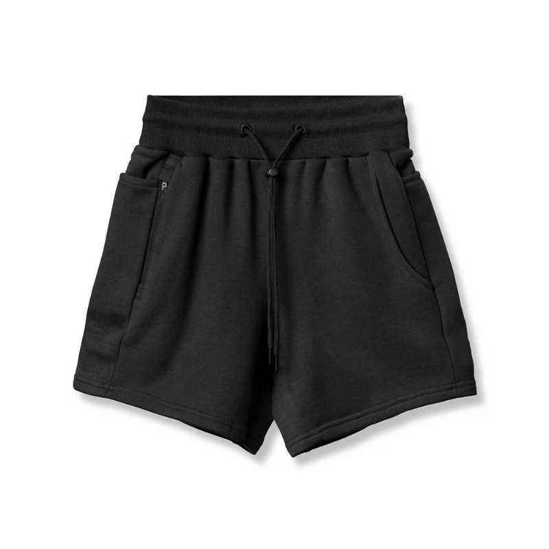 Gym Muscle Fitness Summer Casual Shorts Sports Cotton Short Pants Mens Jogging Running Sweatpants Pocket Basketball Shorts Y240914