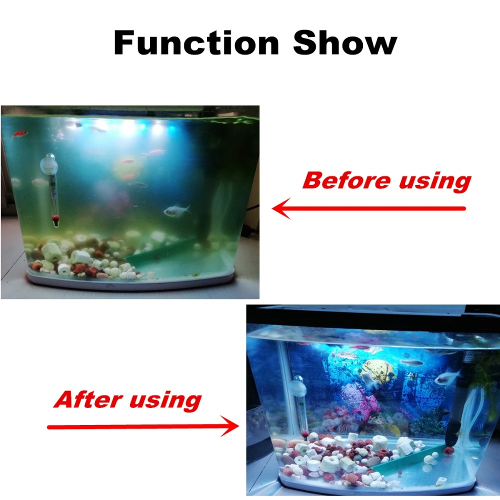 5 pcs Healthy Fish Tank Purifying Powder Removes Odor Accessories Tank Water Cleaner Reduces the Need Aquarium Cleaning