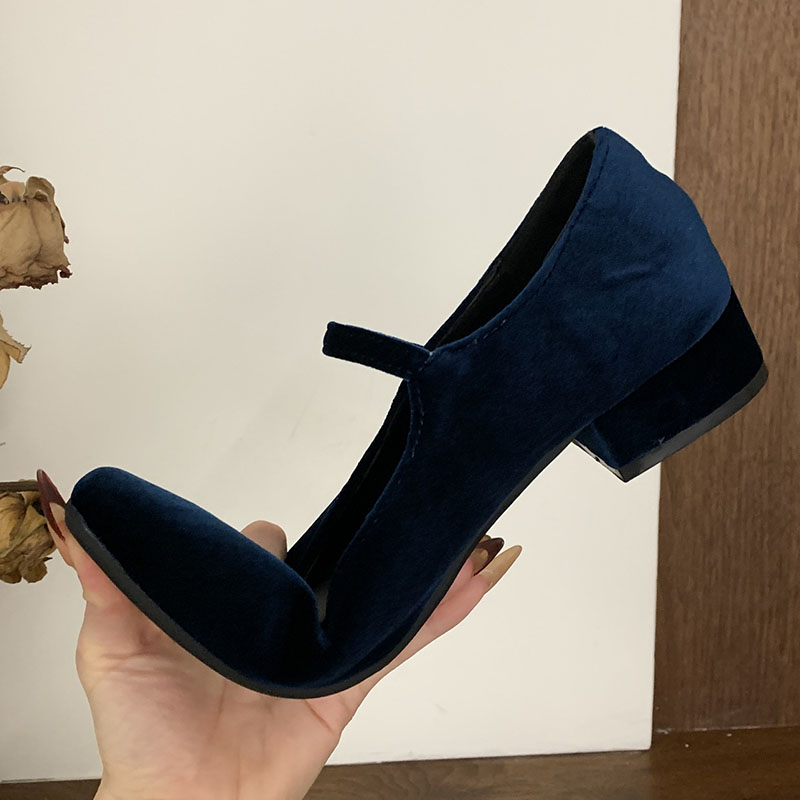 Fashion New Buckle Strap Ladies Flats Mary Janes Female Designer Shallow Footwear Silk Women Flat With Shoes Red c2a1