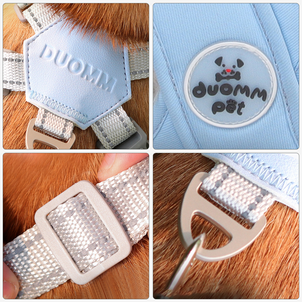 X-type Pet Harness and Leash,adjustable Reflective Breathable Dog Harness with Leash for Small,medium and Large Dog Training Run