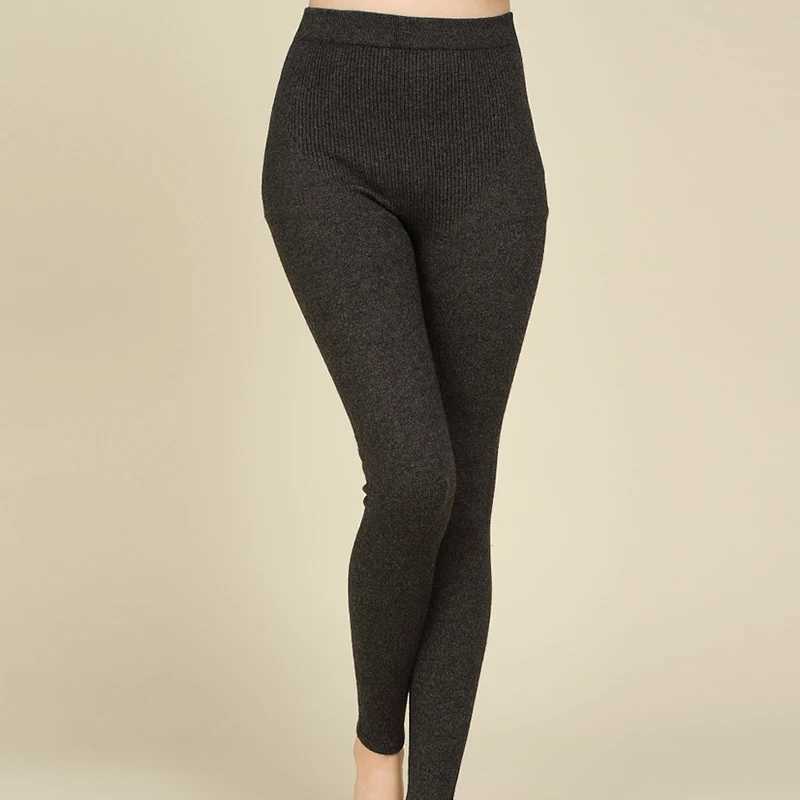 HOT SALE Women Pants Cashmere Knitted Trousers Female Winter Woolen Ladies Warm Standard Girls leggings Free ShippingX240914