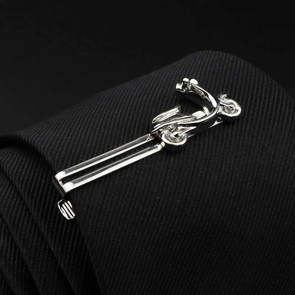 2022 Gold Silver Color Chrome Stainless Tie Clips Ax Car Shovel Metal Tie Clip F or Men Tie Bar Necktie Clips Pin Jewelry DecorX240914