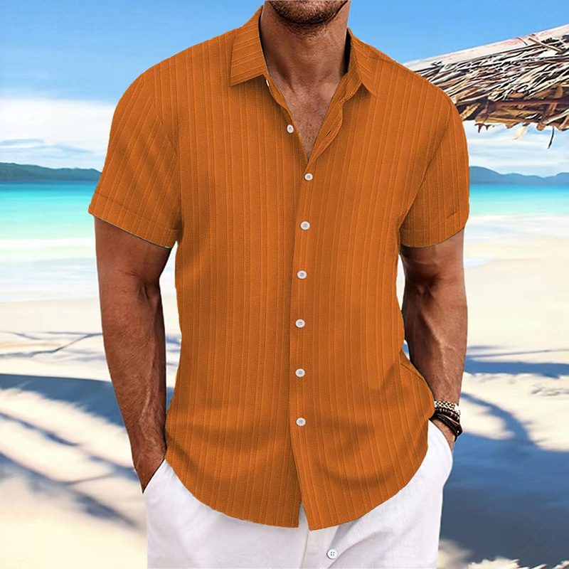 Designer Mens Summer Shirts Fashion Polos Casual T-shirts Tees Tops Man Luxurys Clothing Clothes Slim Fit Shirt Men Short Sleeve Button Down Striped D