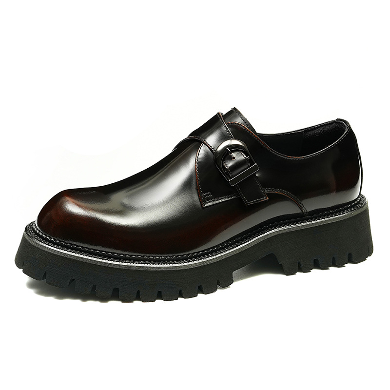 Men‘s Casual Shoes Comfortable Career Oxfords for Business Leisure Footwear High Genuine Leather Flat Pattern Classic Original