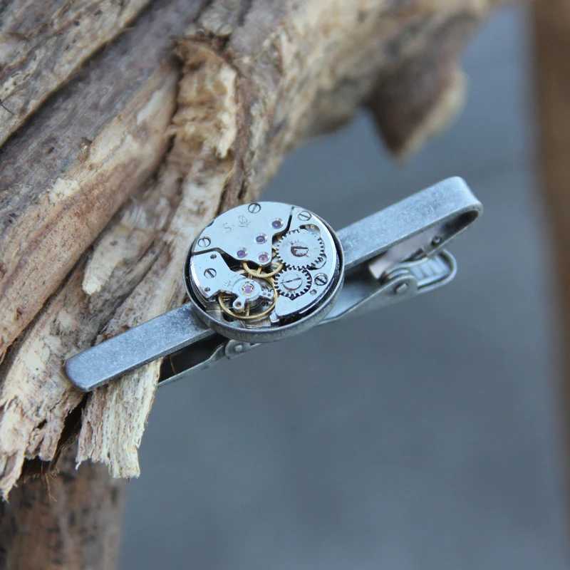 original design tie clip steam punk tie clip for men creative accessoryX240914