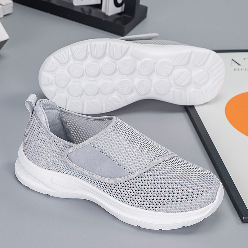 Diabetic Shoes for Women Wide Width Walking Shoes Slip-On Orthopedic Shoes for Swollen Feet Foot Pain Relief Cushion Sneakers