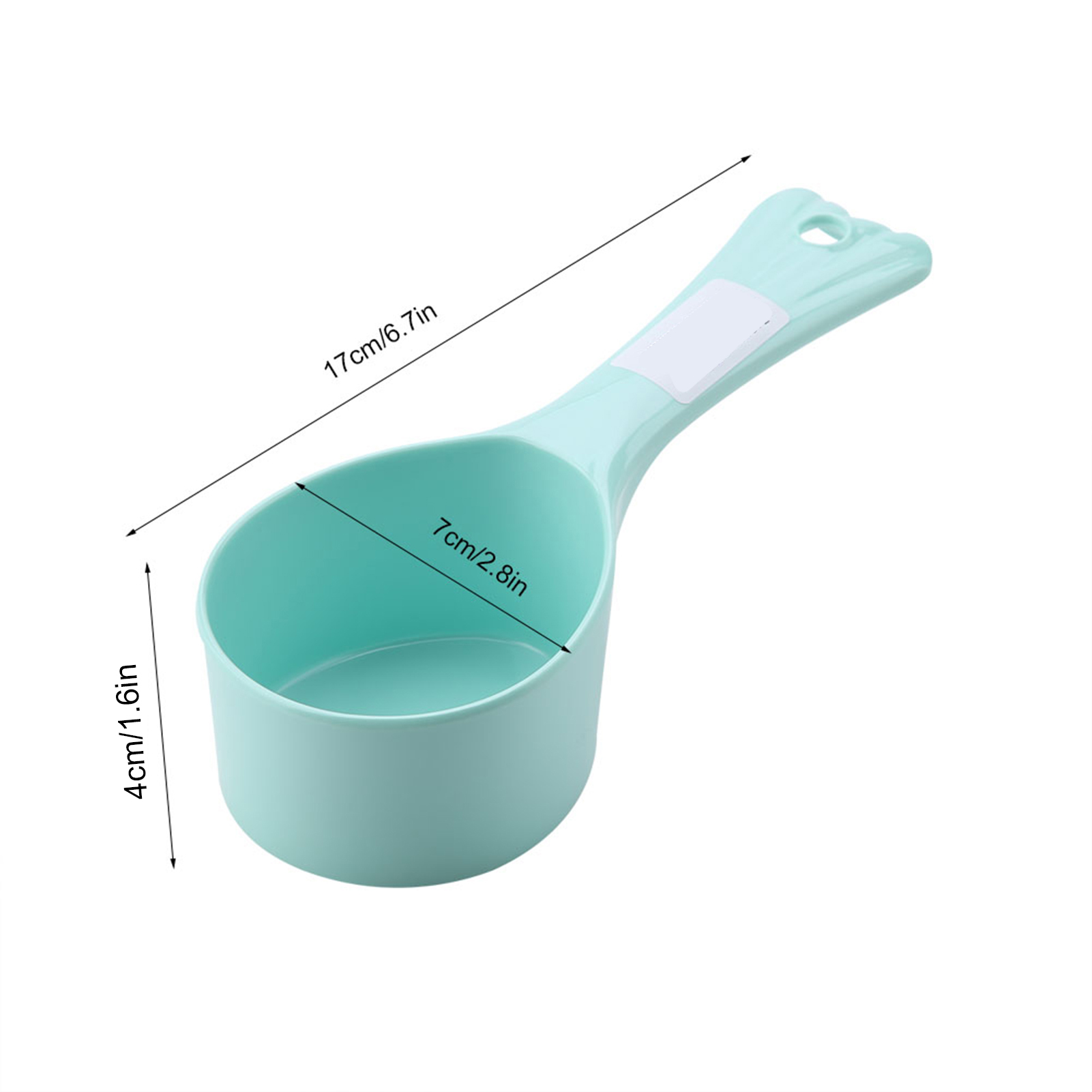 Pet Cat Food Measuring Spoon Cup Safe Dog Feeding Kitchen Plastic Scoop