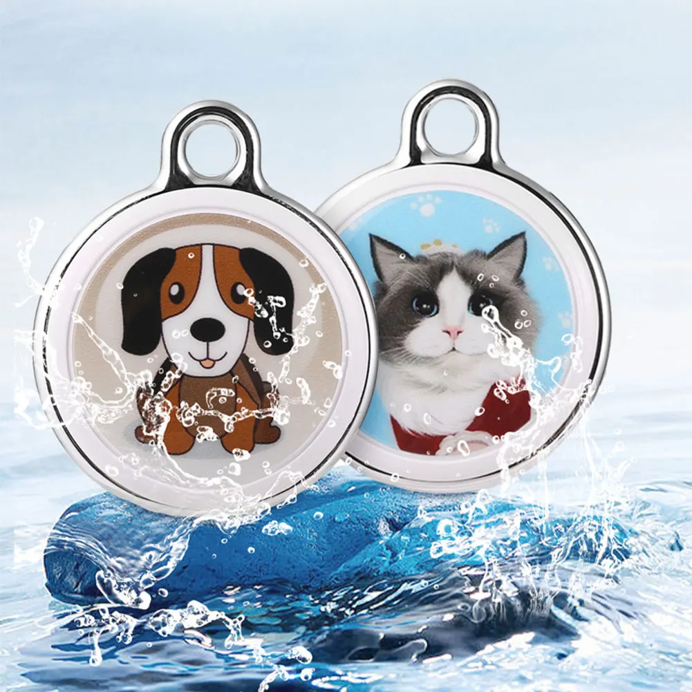 Anti-Lost GPS Tracker Locator Finder Bluetooth-compatible Smart Activity Tracker for Dogs Cats Kids Pets Keychain Wallet Luggage