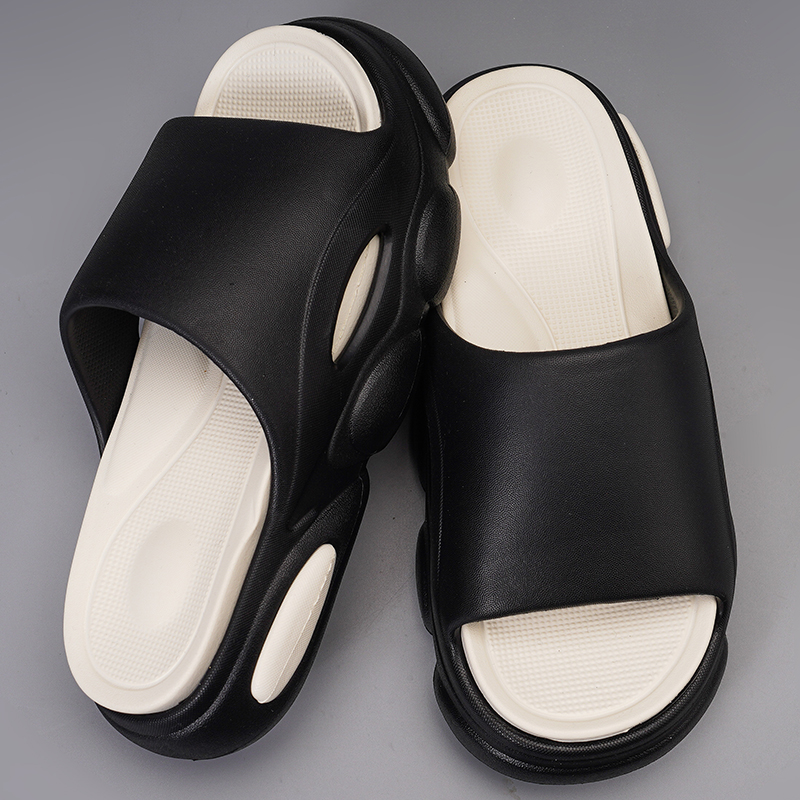 High Quality 2023 Summer Men Slippers Slides Outdoor Indoor Non-slip Soft Thick Bottom Slippers Beach Shoes Bathroom Slippers