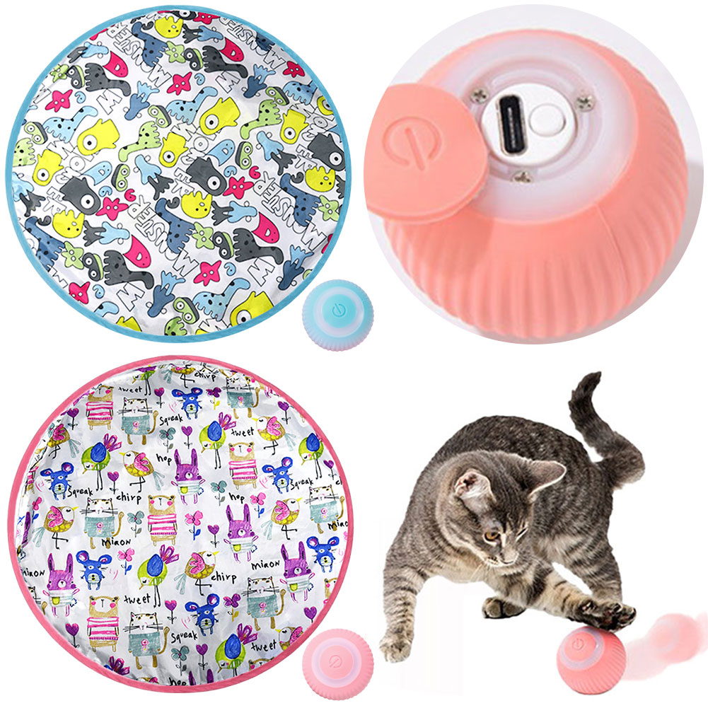 Hide and Seek Cat Toy 2 in 1 Simulation Cat Hunting Toy Funny Paw Hunting Cat Toy Cat Play Mat for Indoor Cats