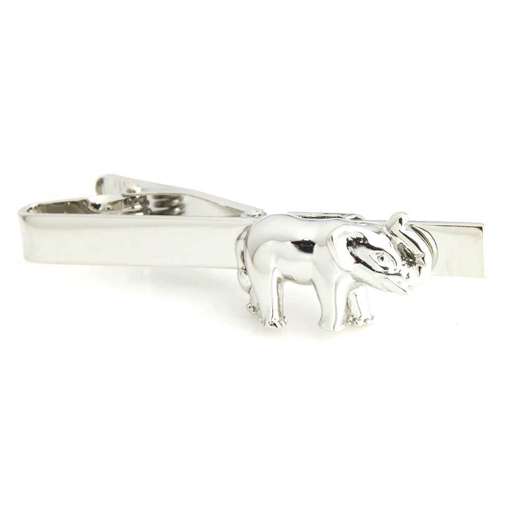 YHT-163 Novelty Penguin EagleElephantOwlShark Animal Tie ClipsTie BarX240914