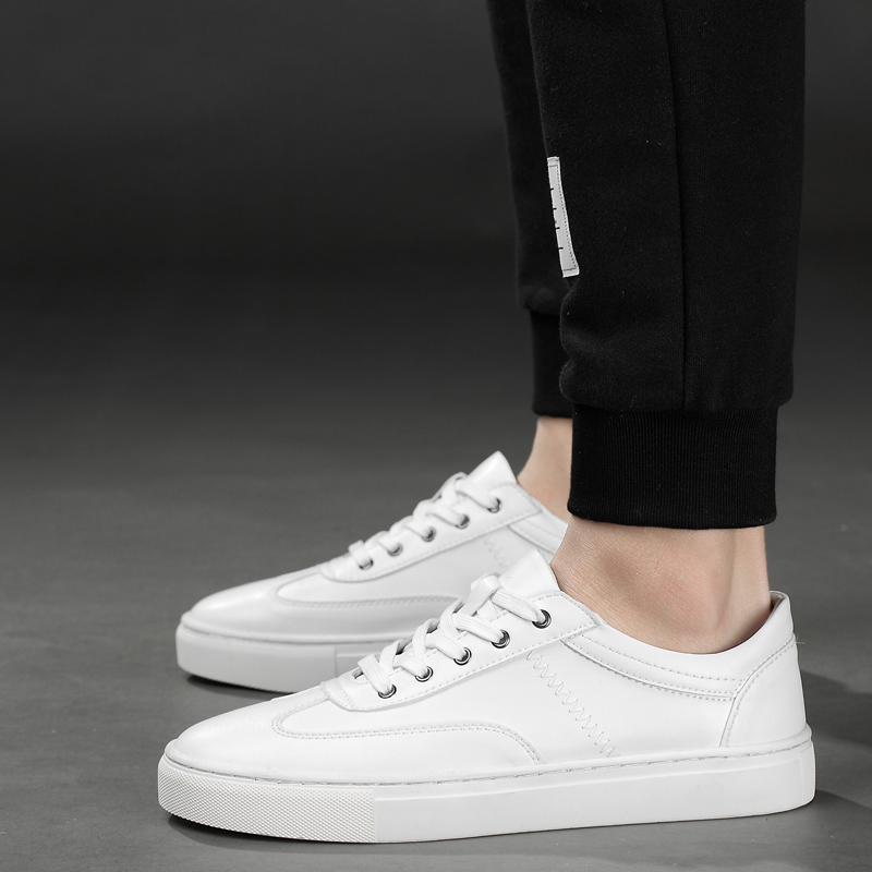 High Quality Men Outdoor Shoe Fashion Mens Sneakers New Non-Slip Men Casual Shoes Genuine Leather Male Comfortable Skate Shoe