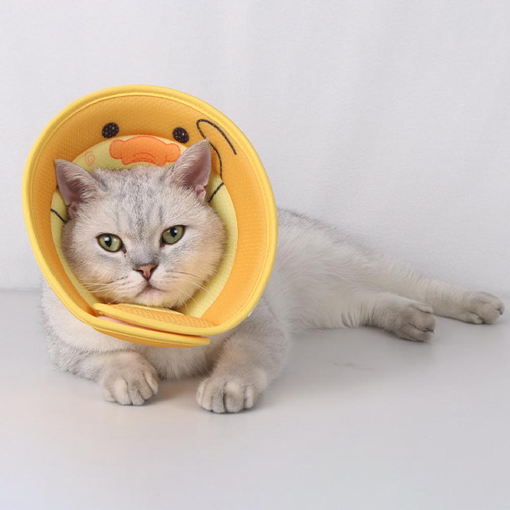 Pet Cone Collar Soft Comfortable Cat Recovery Collar Adjustable Pet Protective Collar After Surgery Collar Pet Suppli