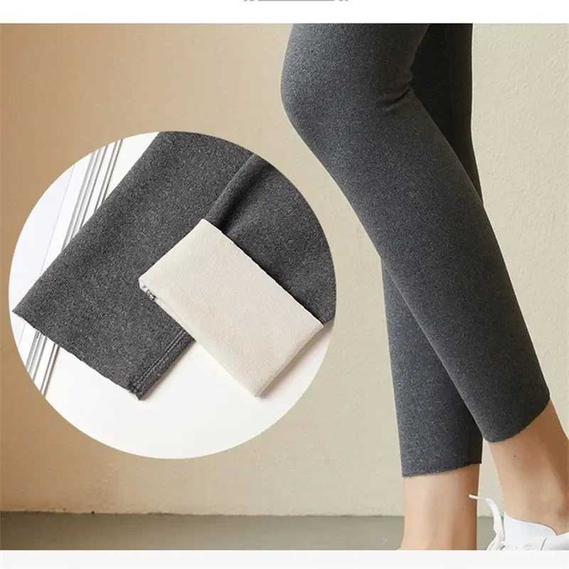 Warm Leggings For Women Hight Waist Sexy Pants Pantalones Ropa de Mujer Pantalon Femme Autumn Winter Outfits Legging ClothesX240914