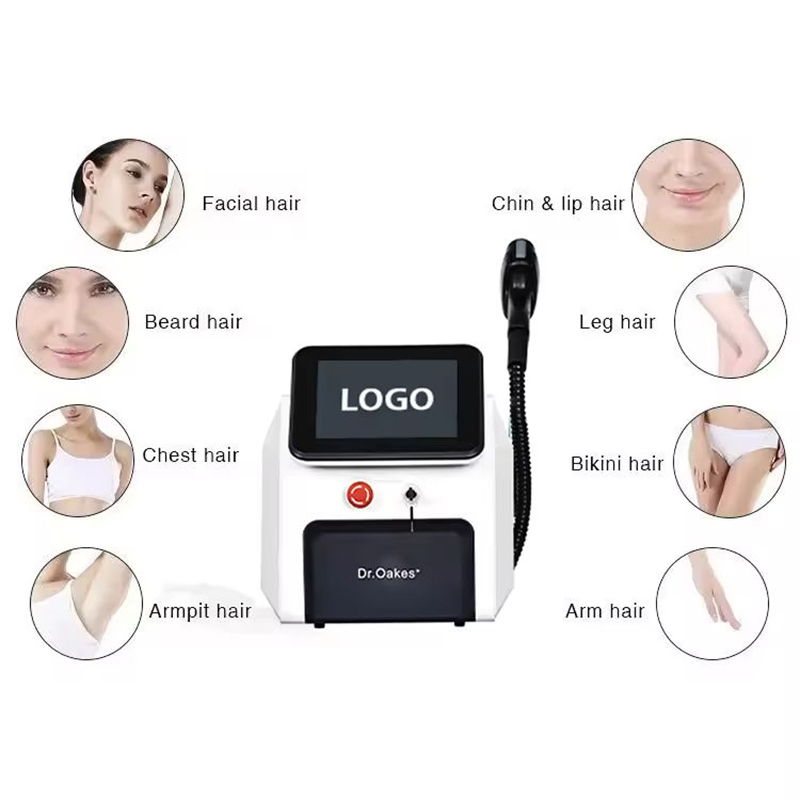 2025 New 808nm Portable Ice Titanium Diode Laser Pain-Free Depilation Permanent Hair Reduction Efficient laser Hair Removal Removal Machine for skin c