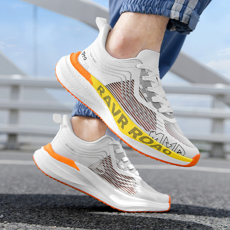 Carbon Plate Marathon Shoes Men Casual Sneakers AirCushion Sports Running Shoes Light Comfortable Athletic Gym Sneakers Footwear