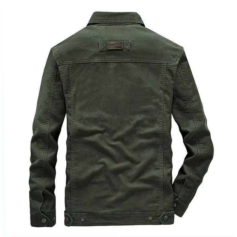2023 Spring/Summer Casual Military Jacket Mens Pure Cotton Jacket Mens Large Jacket W240914