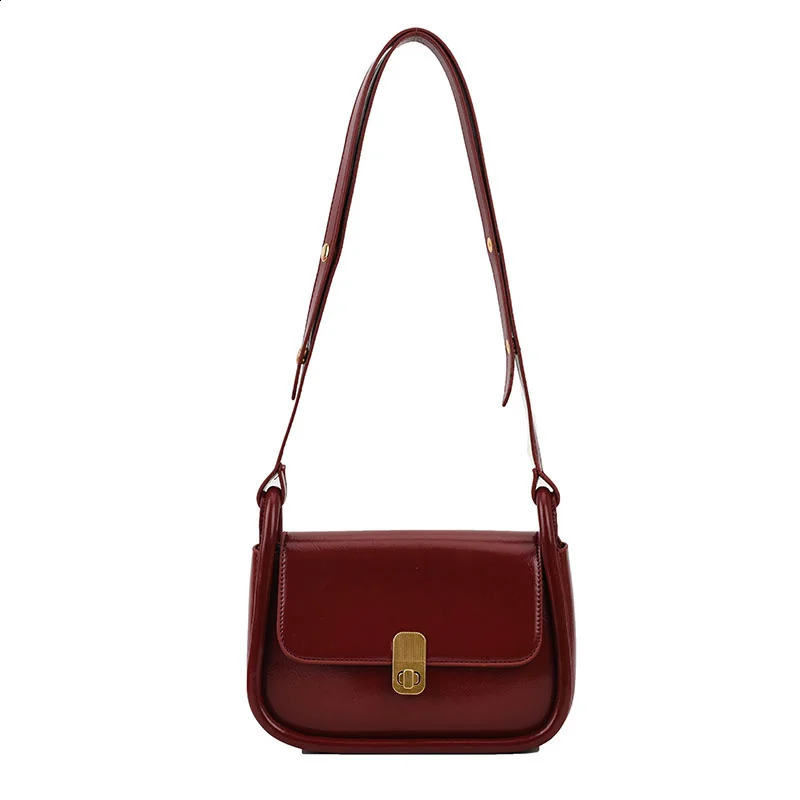 Solid color PU leather cross body bag suitable for womens spring fashion shoulder side bag handbag and wallet womens flip cover 240912