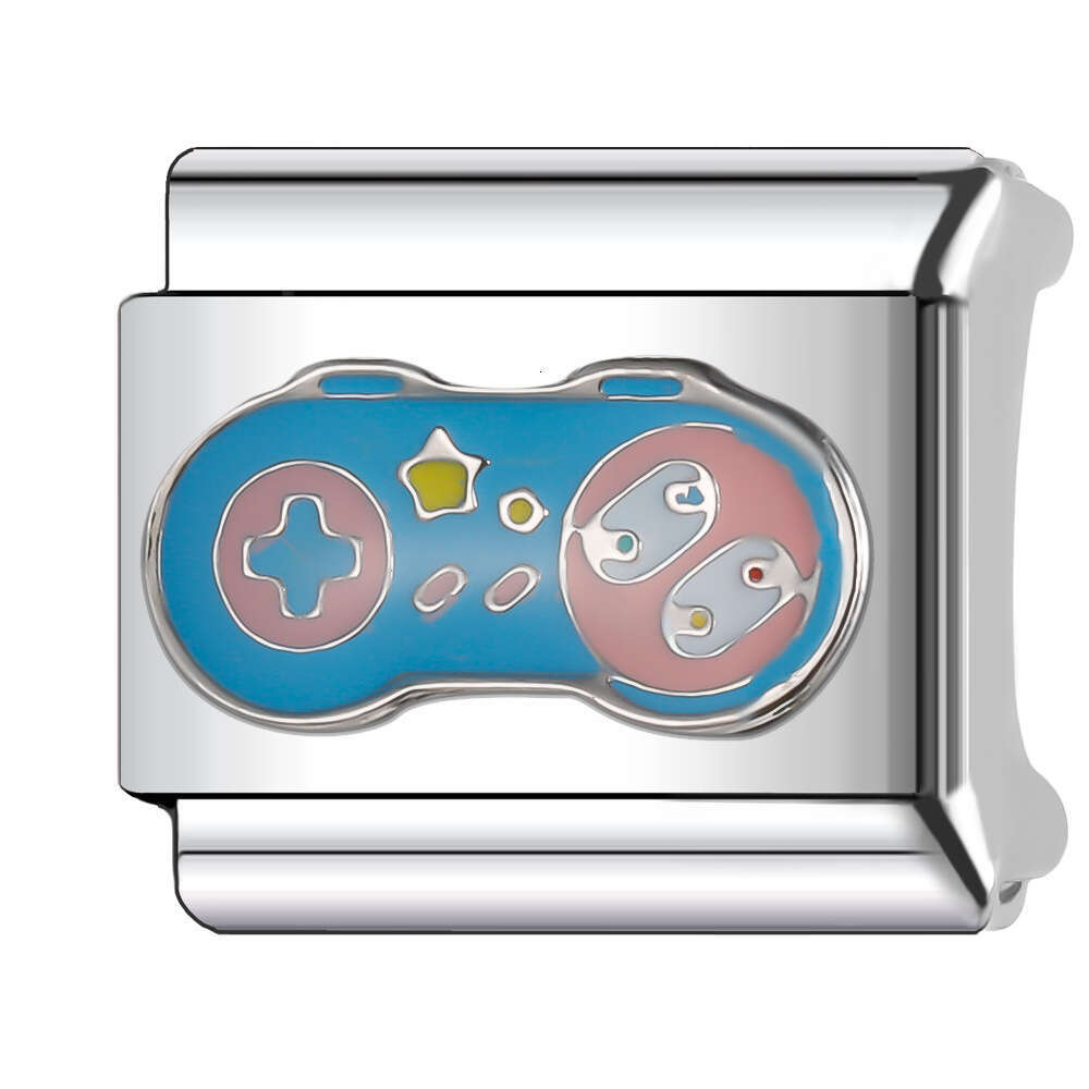 New Women's Gift Health Care Package Bead Italian Charms Links Bangle Beads Fit 9mm Stainless Steel Bracelet Making DIY For Women Fashion Jewelry