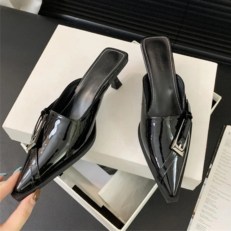 Summer Women's Slippers Low heel Outdoor Beach Flip ps Female Sandals Trend Brand Design Slides Shoes For Women 2024 71c7