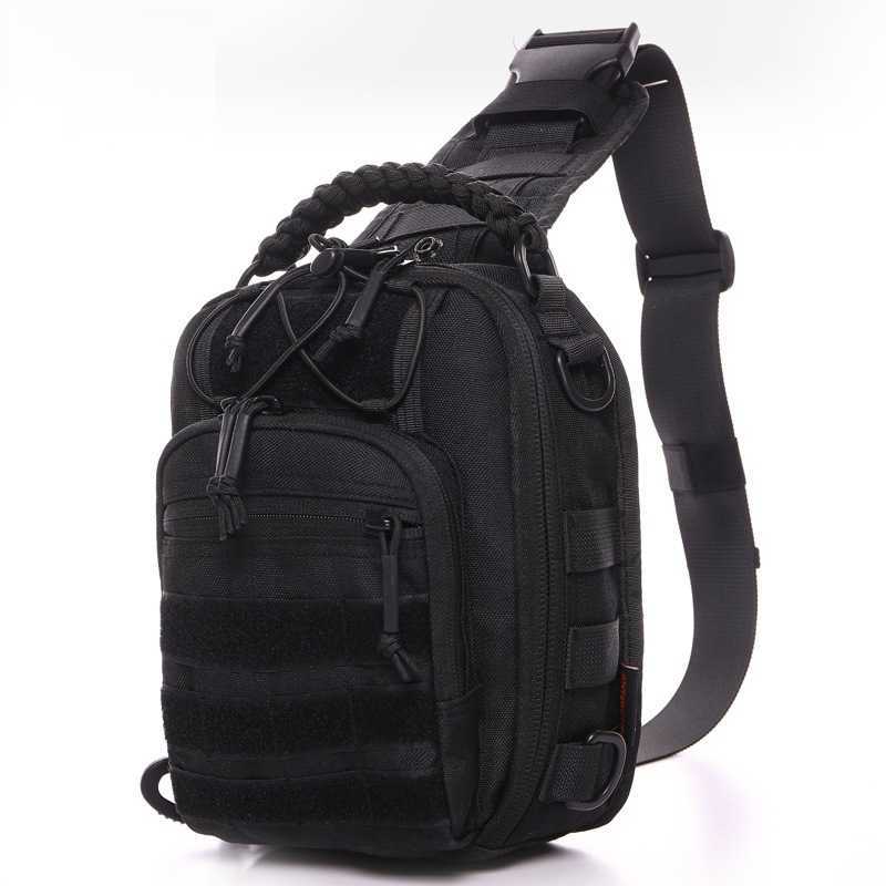 Outdoor sports multifunctional tactical chest Bag Messenger Bag men's women's single shoulder bag military fan tactical waterproof chest bag