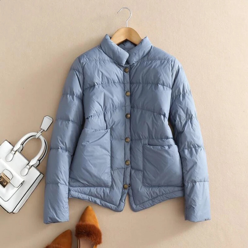 SEDUTMO Winter Duck Down Jacket Womens Ultra Light Ultra Thin Jacket Autumn Casual Ultra Thin Inflatable Jacket Parkas ED1103 240913