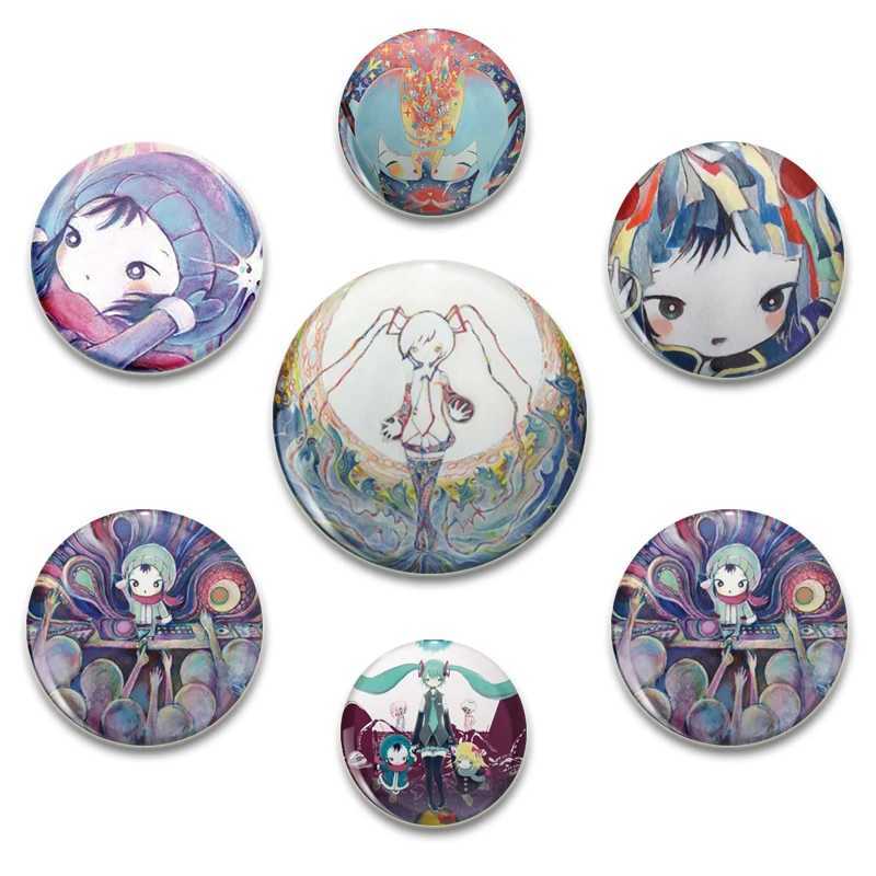 58/44/32MM Kikuo Anime Character Button Pin Handmade Brooch for Clothes Cartoon Badge Backpack Decoration Jewelry AccessoriesX240914