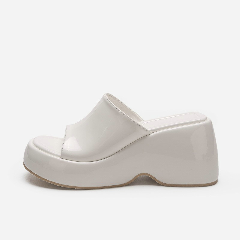 White 2024 Sandals Women's Summer High Heel Platform Slippers 13f3