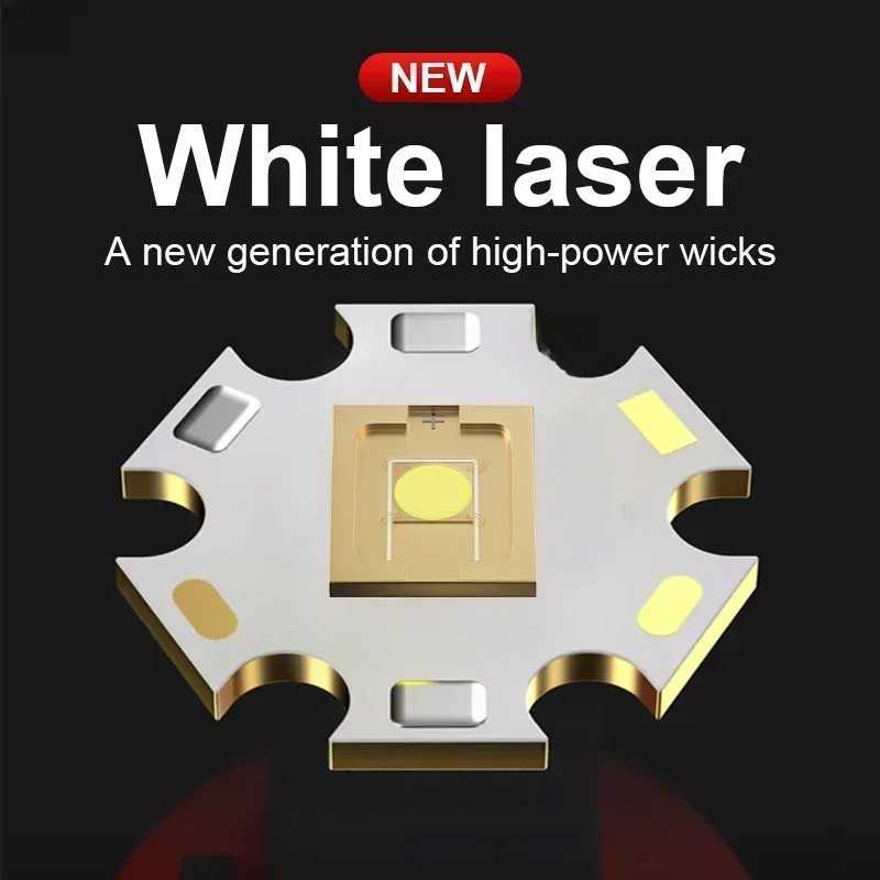 Powerful charging function LED flashlight waterproof alloy hand light 1000 meter ultra bright flashlight outdoor zoom tactical lightW240903