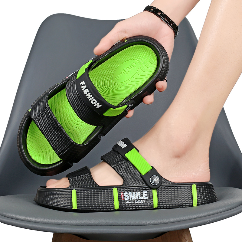 Fashion Men's Slippers Outdoor Sandals Beach Comfortable Soft Slides Indoor Slippers Casual Shoes New Men Women Outdoor Sandals